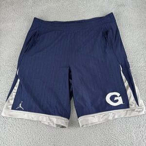 Georgetown Hoyas Shorts Mens Large NCAA Basketball Jordan Brand‎ Drawstring
